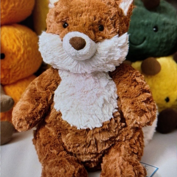 Jellycat MORTIMAR FOX Rare Retired authentic